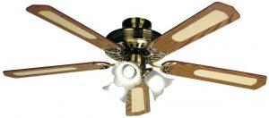 Luminaire ventilateur plafond réversible Farelek Baleares