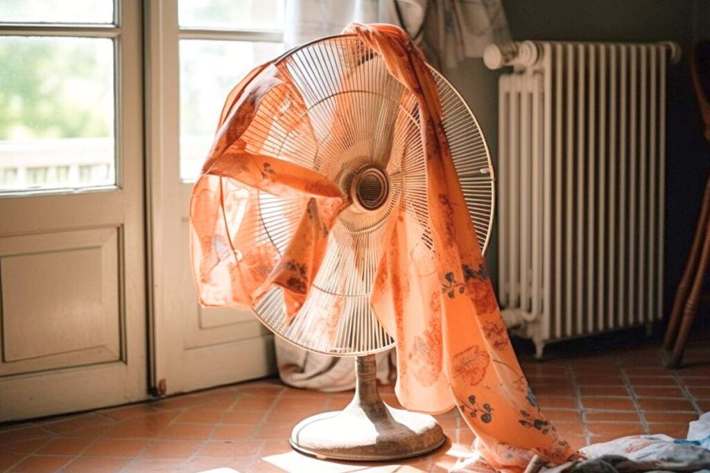 torchon-humide-sur-ventilateur-canicule